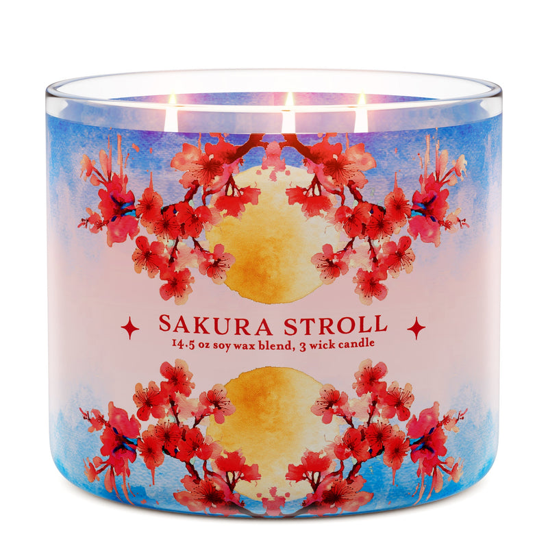 Sakura Stroll 3-Wick Candle Studio 8-0368